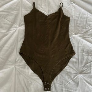 Forever 21 Olive green bodysuit size M